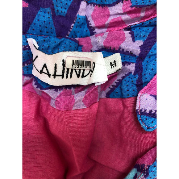 Kahindo Kisumu Romper Balloon Longsleeves Pink Flamingo Print Medium - Picture 10 of 12